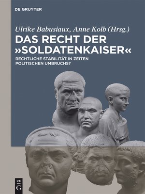 cover image of Das Recht der 'Soldatenkaiser'